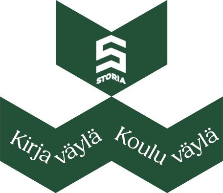 Kirja ja kouluväylä grafiikka